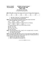 đề kiểm tra HK2 2007-2008