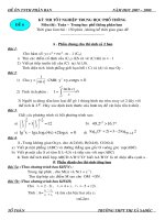 Ôn thi thpt phan ban