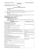 Giáo án lớp 5 tuần 11