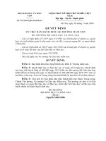 ĐIỀU LỆ TRƯỜNG MẦM NON