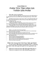 PHÂN TÍCH TÌNH HÌNH GIÁ THÀNH SẢN PHẨM