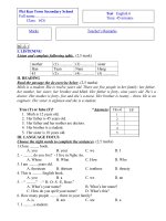 Kiem tra 1 tiet lan lop chon