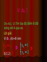Bài Tập Phép Đối X­­­ung Trục