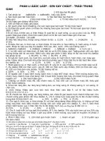 BT trắc nghiêm PL độc lập (ôn ĐH)