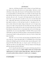 HOÀN THIỆN CÔNG TÁC ÁP DỤNG HỆ THỐNG QUẢN LÝ CHẤT LƯỢNG THEO ISO 9001 : 2008 TẠI CỤC QUẢN LÝ CHẤT LƯỢNG NÔNG LÂM SẢN VÀ THỦY SẢN ( NAFIQAD )
