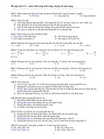 Luyện thi DH - Phần Sóng ánh sáng, lượng tử ánh sáng