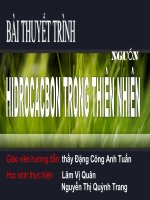 Hidocacbon thiên nhiên