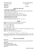 Tiết 48. Kiểm tra lý thuyết.