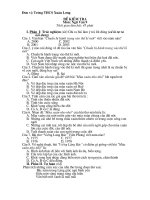 Đề và hướng dẫn chấm Văn 9