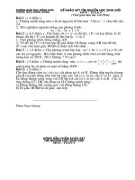 Đề thi HSG toán 9 có đáp án