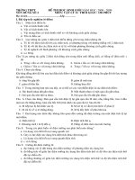 Đề thi học sinh giỏi lớp 11 2009