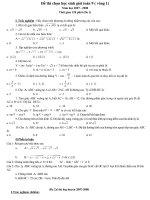 Các đề thi HSG lớp 9