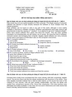 Đề thi thử đại học thpt khoáichau Hy