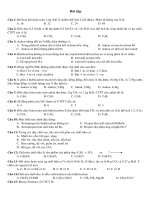 105 Câu TN (Ôn tập Hóa HC 11 NC)