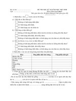 ĐỀ THI HỌC KÌ 2 NĂM HỌC 07-08