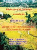 Bài 27. Khởi nghĩa Yên Thế và phong trào chống Pháp