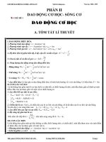 bài tập tự luận và trắc nghiệm phần con lắc đơn và tổng hợp dddh