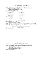 BO DE KIEM TRA TOAN 7