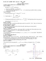 Các đề ôn thi TN 0809 sưu tầm