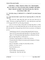 GIẢI PHÁP HOÀN THIỆN CÔNG TÁC THẨM ĐỊNH DỰ ÁN ĐẦU TƯ NGÀNH CÔNG NGHIỆP CHẾ BIẾN THỰC PHẨM TẠI BIDV QUANG TRUNG