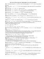 Sự tương giao của hai đường cong