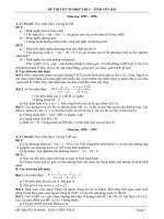 BỘ ĐỀ THI TỐT NGHIỆP THCS TỈNH YÊN BÁI