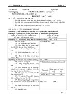 Giáo án Đại Số 9 Chương IV