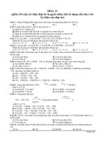 124 câu trắc nghiệm hóa 12