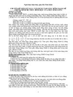 Chuyen de chung minh he thuc hinh lop8