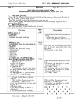 TD 7 kỳ I 2008-2009 bản đẹp