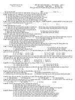 De- Dap an thi thu Dai hoc Sinh B