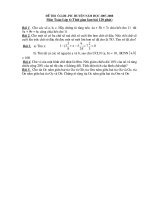 Đề thi Olympic huyện lớp 6 (07-08)