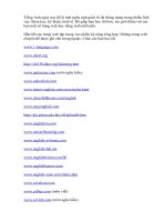 Nhiều trang web học tiếng Anh miễn phí.