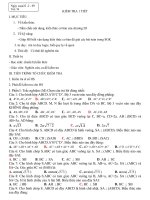 Giáo án 3 cột K11-T39HH(Kiểm tra)