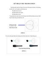 a. KỸ THUẬT THU THANH