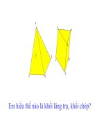 BÀI 1 KHÁI NIỆM KHỐI ĐA DIỆN