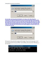 10 dòng lệnh hay nhất chạy trong Windows