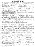 Đề thi thử đại học số 15