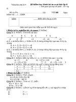 de kiem tra toan 6 tiết 68