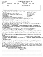 ĐỀ KIỂM TRA GDCD LỚP 8-KÌ I