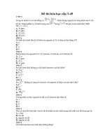 Đề thi trắc nghiệm hóa học cấp 3-49