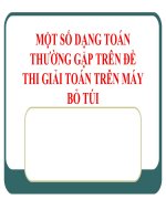 chu de thi mtbt -THCS