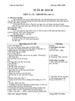 Giao an van 8 - Tuan 20 -> 37 ( Hay)