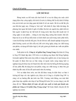 Hoàn thiện kế toán chi phí sản xuất và tính giá thành sản phẩm tại Công ty Cổ phần Ong Trung ương