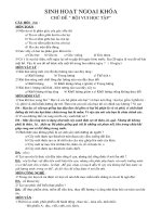 SINH HOẠT NGOẠI KHÓA