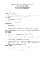 ĐỀ ÔN THI ĐẠI HỌC TUẦN 1 THÁNG 2 NĂM 2009