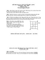 De thi va dap an HSG - Toan 2