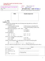 Đề kiểm tra 1 tiết Toán 6_cả năm (07-08)