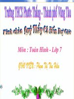 từ vuông góc đến song song