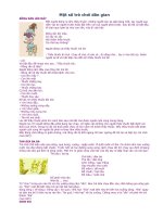 1 số trò chơi dân gian